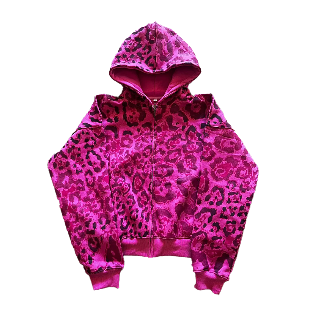Leopard Zip Up