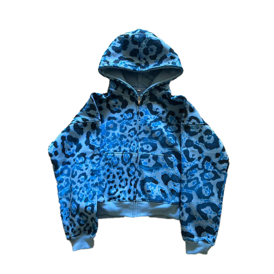 Leopard Zip Up