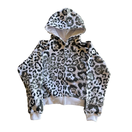 Leopard Zip Up